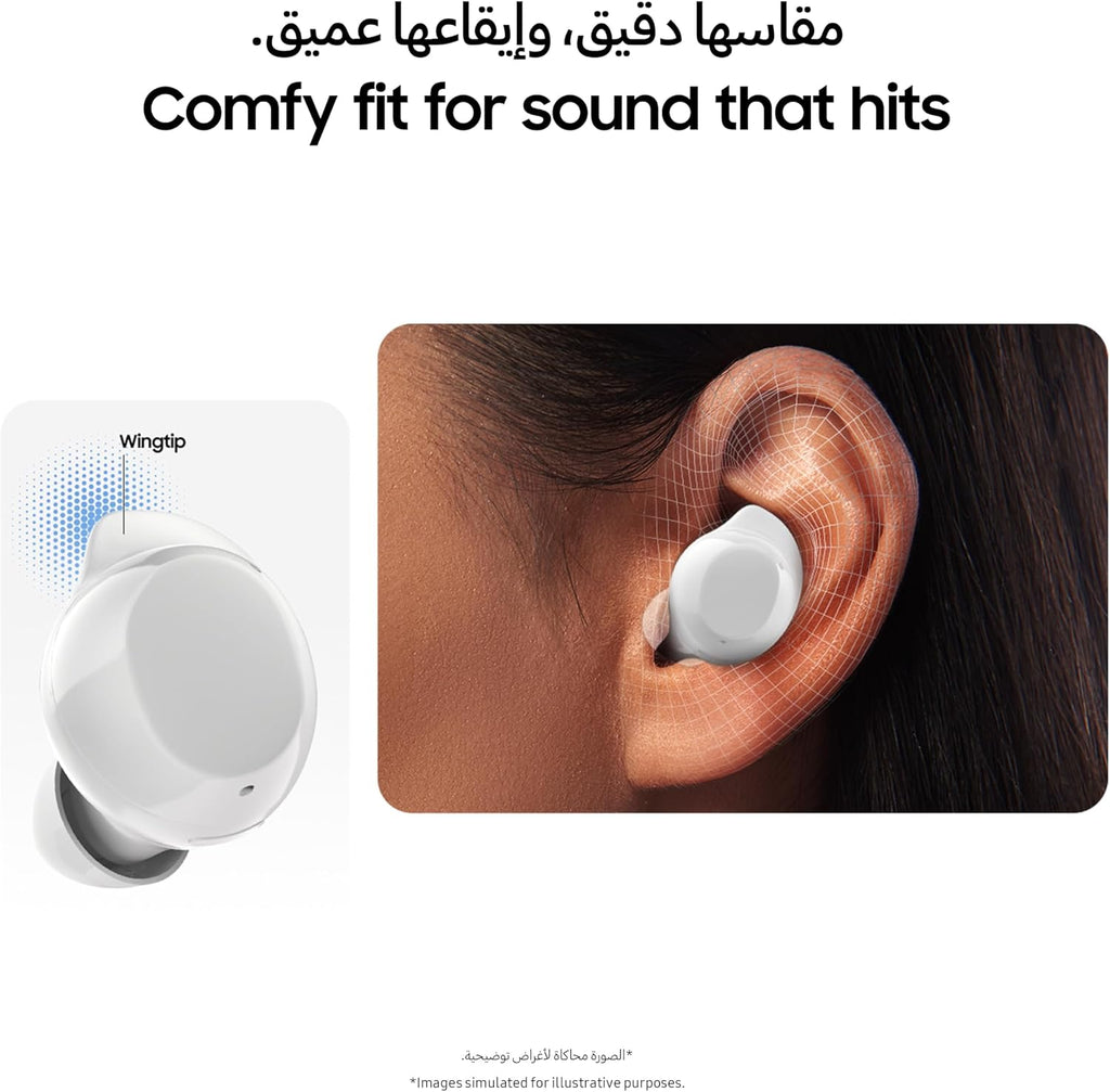 Samsung (Renewed) Galaxy Buds Core True Wireless Bluetooth Earbuds, Active Noise Cancellation, Secure Fit with Wingtip, Easy Pairing, Auto Switch, Touch Control, Black (UAE Version)