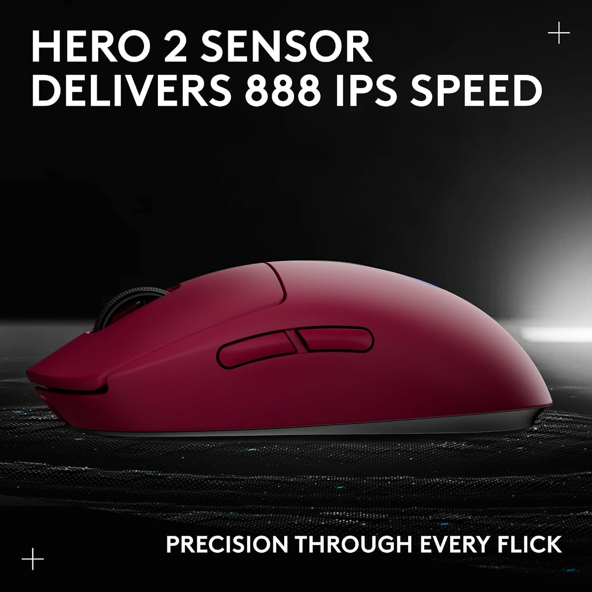 Logitech G PRO 2 LIGHTSPEED Gaming Mouse — Magenta