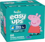 Pampers Training Pants - Easy Ups Girls & Boys - Size 3T-4T, 66 Count, My Little Pony Potty Underwear (Packaging May Vary)