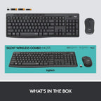 Logitech MK295 Keyboard and Mouse Combo — Black