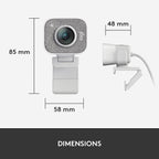 Logitech StreamCam Webcam — White
