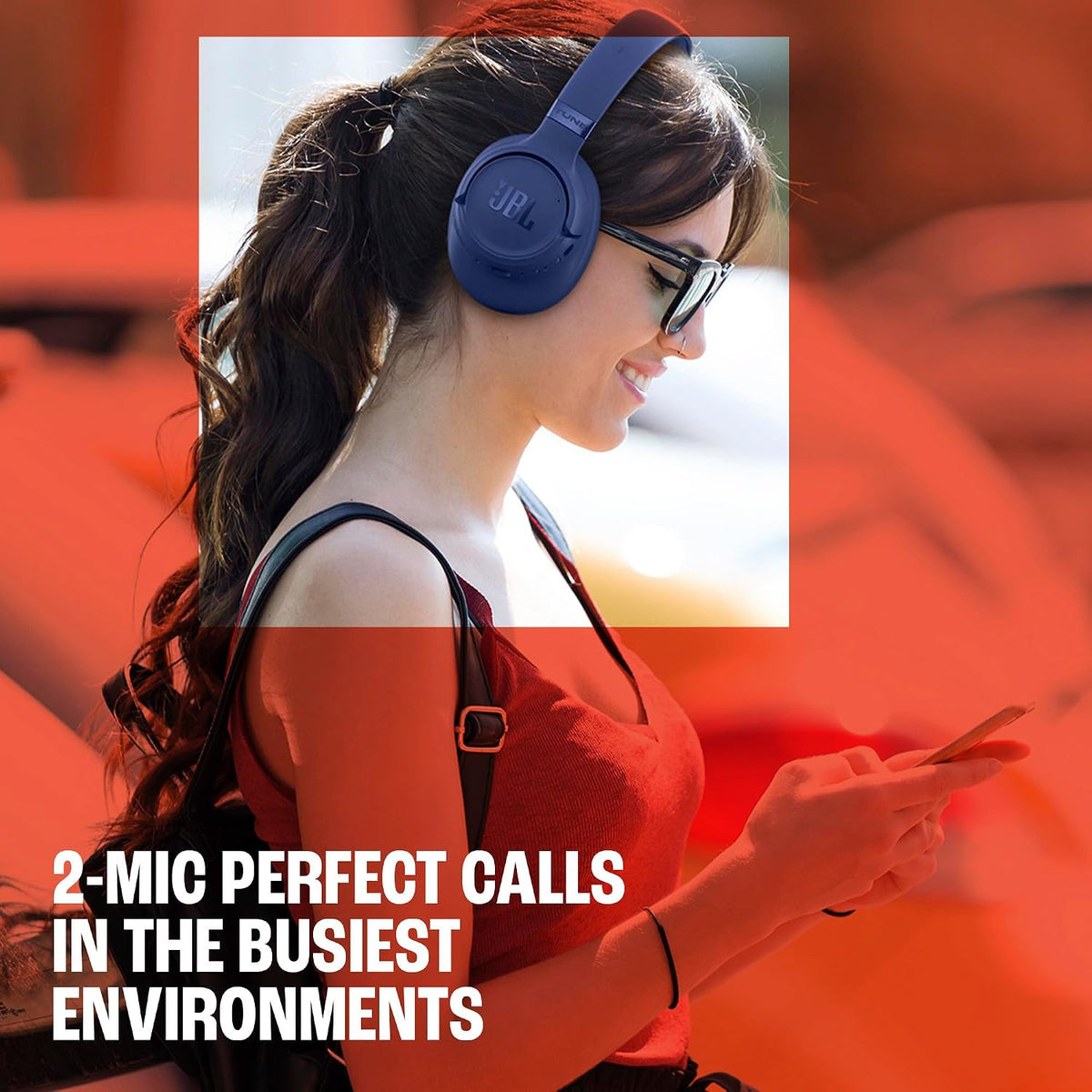JBL Tune 780NC Noise Cancelling Headphones — Black