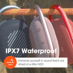 JBL Clip 4 Portable Bluetooth Speaker — Blue/Pink