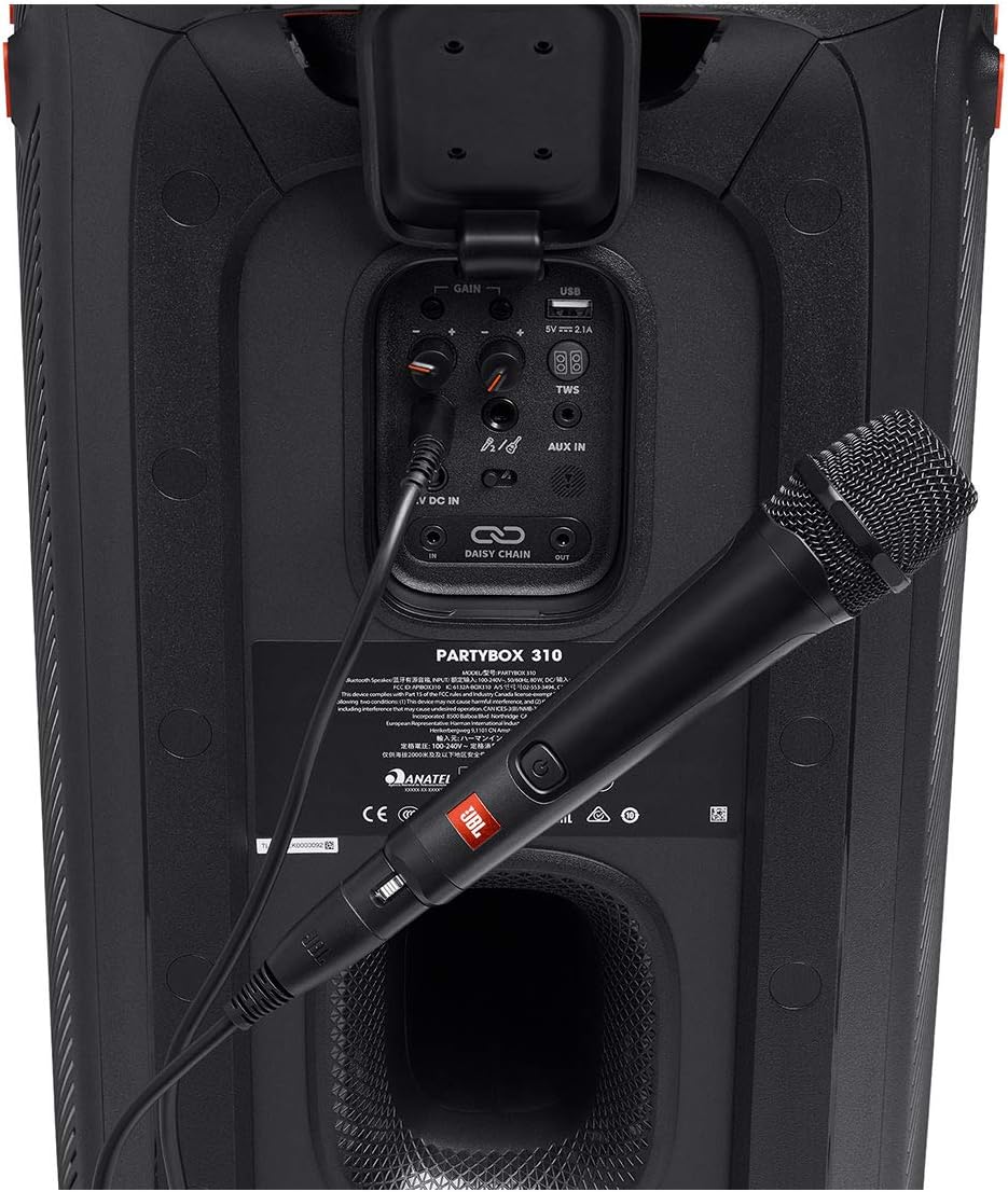 JBL PBM100 Wired Vocal Microphone with Cable — Black