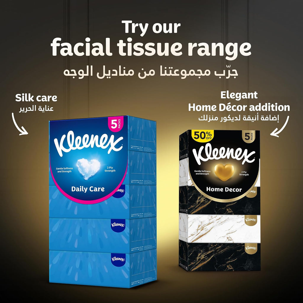Kleenex Ultra Soft Premium Facial Tissues, Pack of 5 Boxes 96 Sheets X 3 Ply — additional view 7
