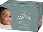 Pampers Amore, Size 3 (13-26 lbs), 66 Count, Our Best Diaper – Hypoallergenic & Fragrance Free, Up to 100% Leakproof, Soft as Cashmere
