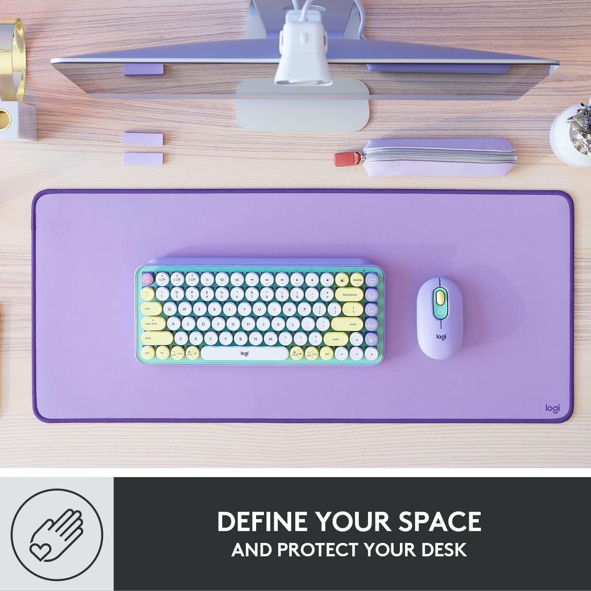 Logitech Studio Series Desk Mat — Purple