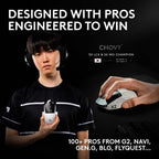 Logitech G PRO X2 SUPERSTRIKE Gaming Mouse — Black/White