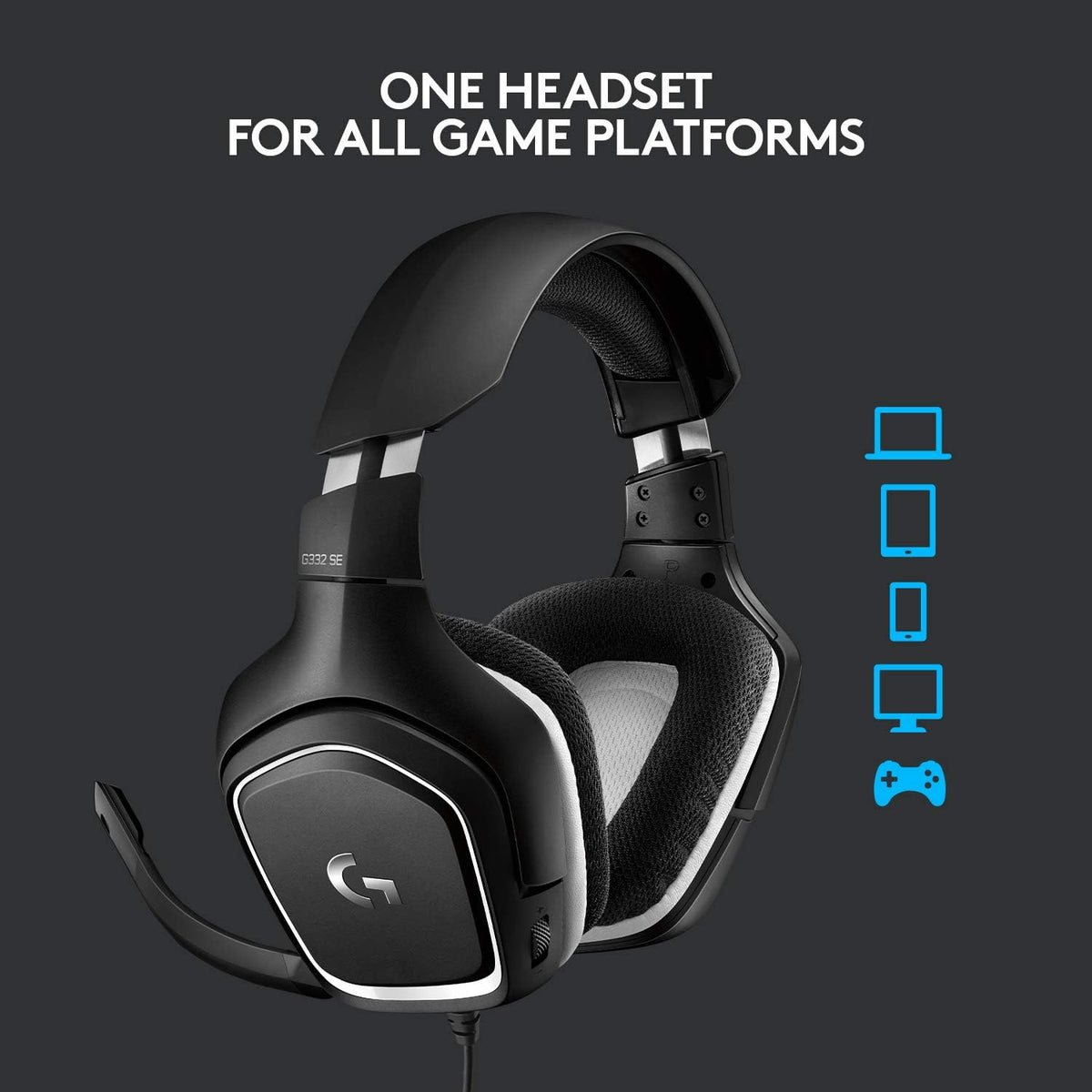 Logitech G332 SE Gaming Headset — Black