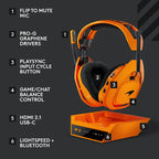 Logitech G ASTRO A50 X McLaren Edition Gaming Headset — Papaya