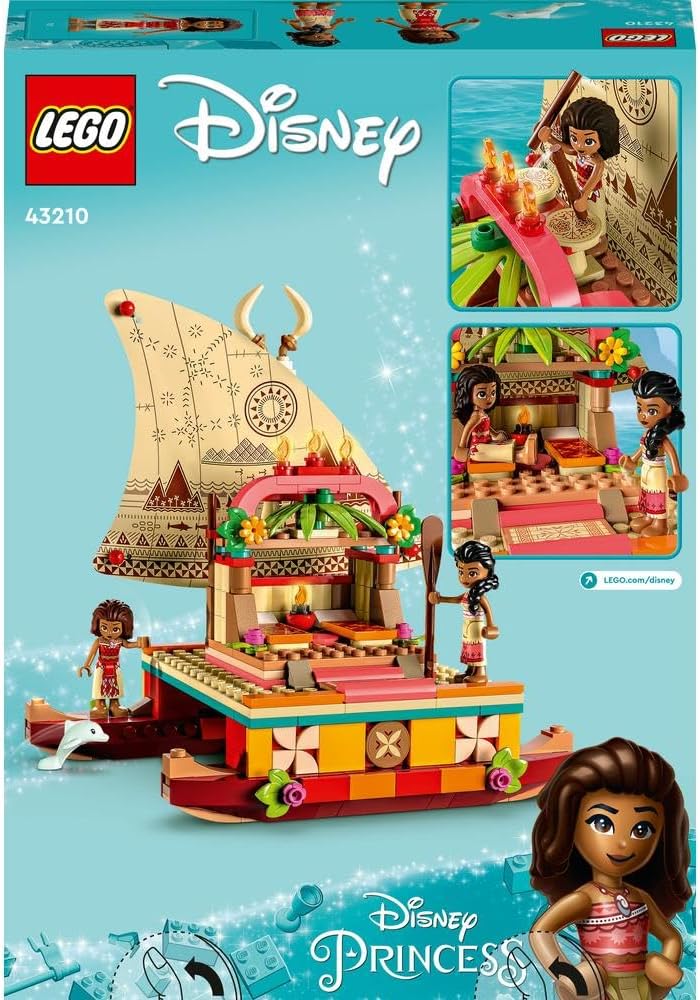 LEGO Disney Princess Moana's Wayfinding Boat 43210