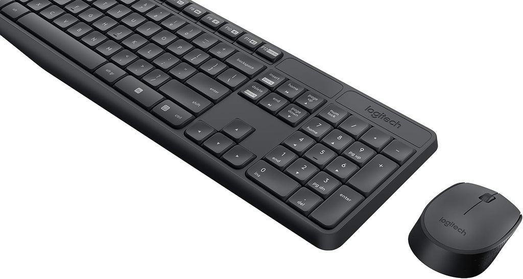 Logitech MK235 Keyboard and Mouse Combo — Grey