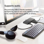 Belkin CONNECT USB-C™ to 4-Port USB-C Hub, Multiport Adapter Dongle with 4 USB-C 3.2 Gen2 Ports & 100W PD with Max 10Gbps High Speed Data Transfer for MacBook, iPad, Chromebook, PC, and More