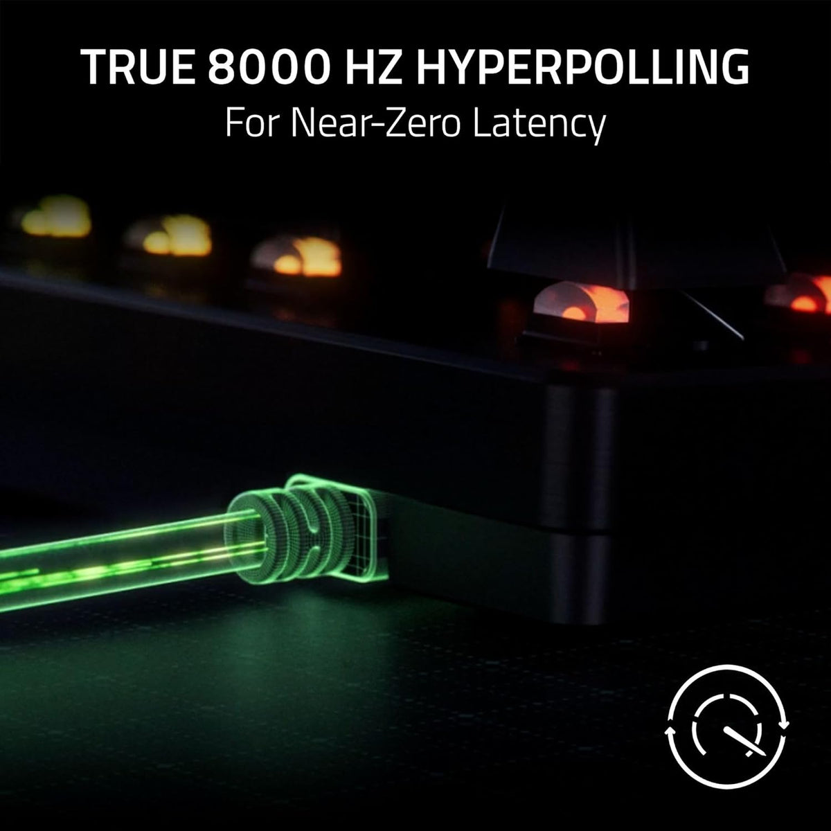 Razer Huntsman V3 Tenkeyless 8KHz Gaming Keyboard — product image 4