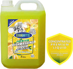 ECOLYTE+ Dishwashing Liquid Soap, Platinum Antibacterial Detergent & Perfect Shine, All Purpose Cleaner, Leaves No Residue, Kitchen Cleaner, Removes Grease & Oil - (Lemon, 5 Liter) — additional view 2