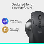 Logitech MX ERGO S Wireless Mouse — Graphite