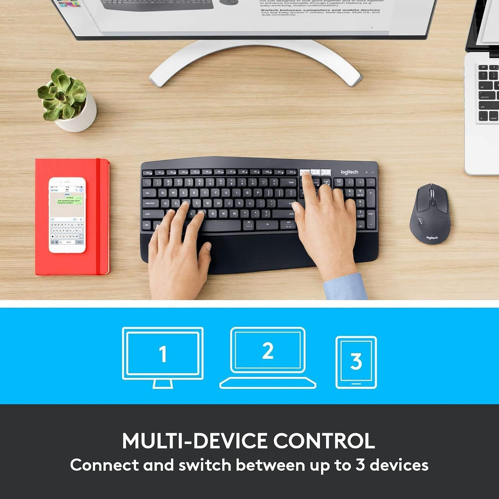 Logitech MK850 Keyboard and Mouse Combo — Black