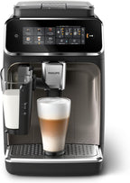 Philips EP3347/90 Series 3300 Espresso Machine, 1500W, LatteGo — Black Chrome