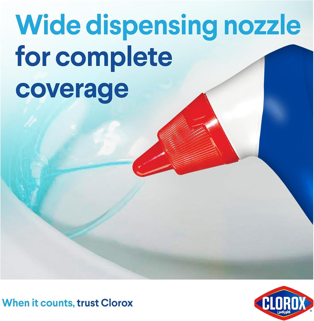 Clorox Toilet Cleaner Clinging Bleach Gel, Disinfecting Toilet Bowl Cleaner with Bleach (Pack of 2) — additional view 4