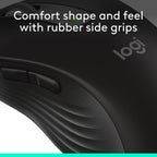 Logitech M650 Wireless Mouse — Graphite