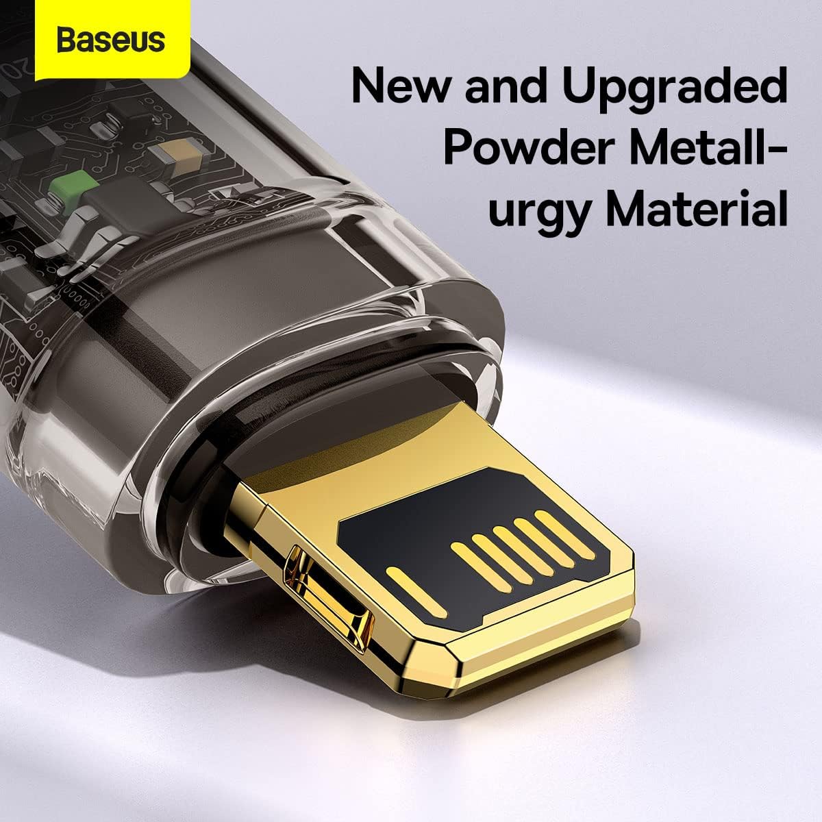 Baseus Explorer Auto Power-Off USB-A to Lightning Cable 2.4A — 1m — Black