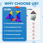 YPLUS Magnetic Tangram Puzzle — 7 Pieces