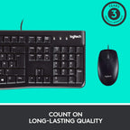 Logitech MK120 Keyboard and Mouse Combo — Black