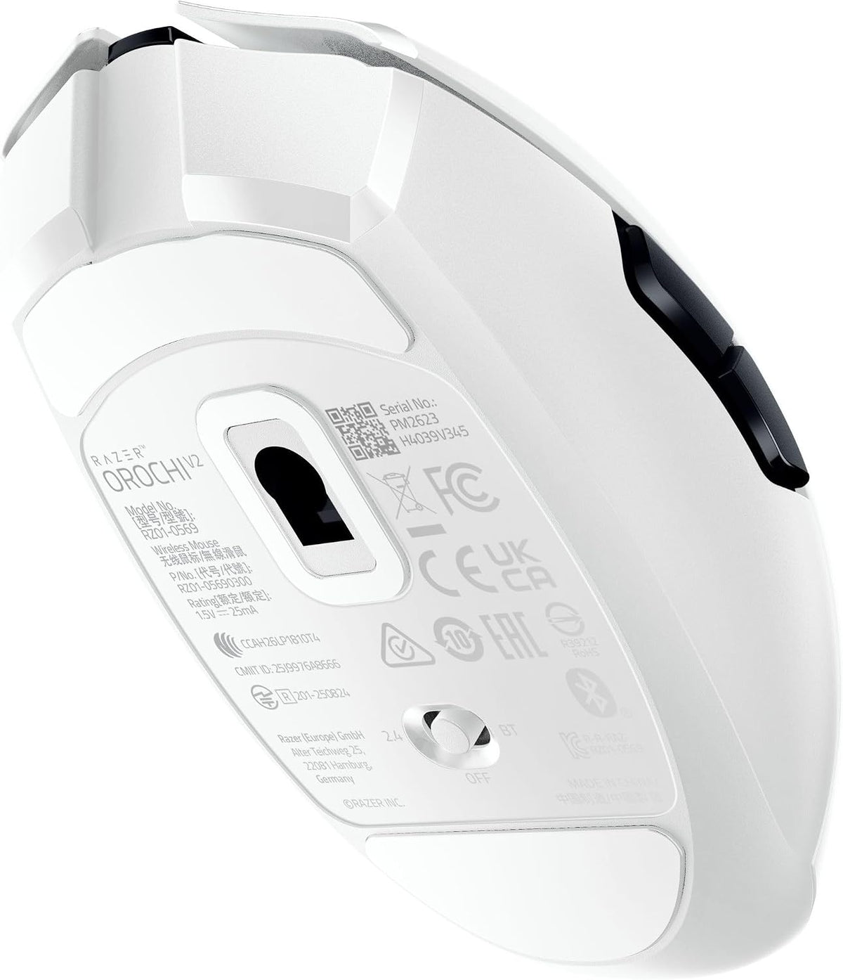 Razer Orochi V2 White Wireless Gaming Mouse — product image 11
