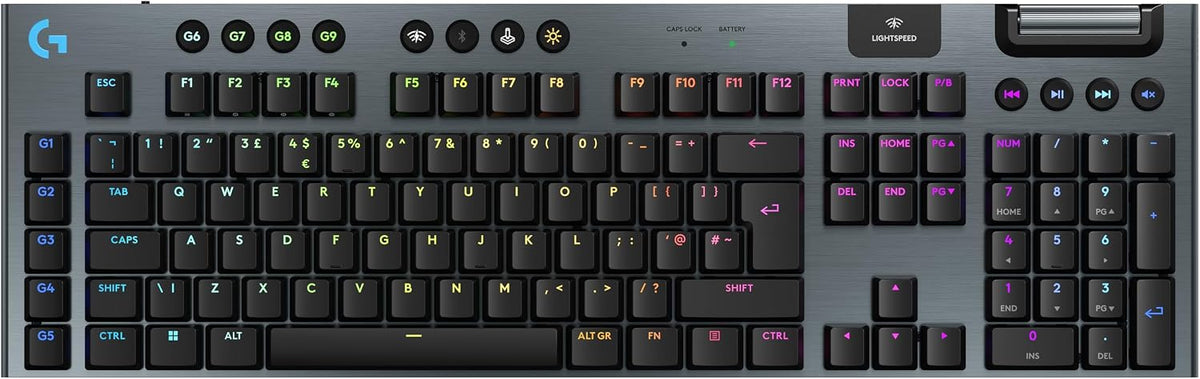 Logitech G915 X Wireless Gaming Keyboard — Black