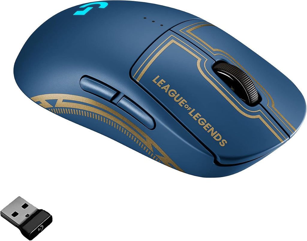Logitech G PRO Wireless Gaming Mouse — League of Legends Edition — Bule