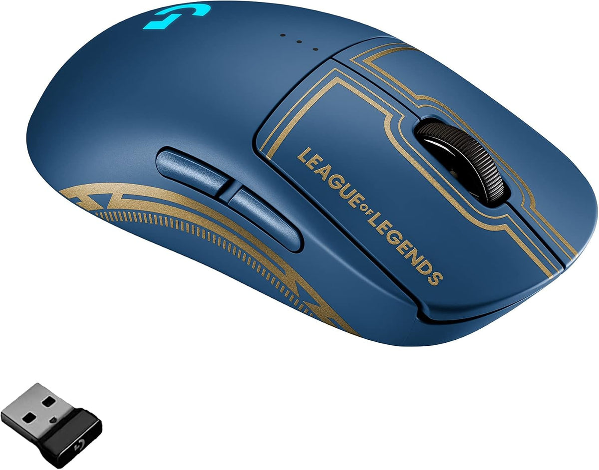 Logitech G PRO Wireless Gaming Mouse — League of Legends Edition — Bule