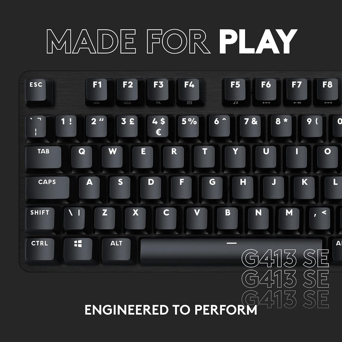 Logitech G413 SE Gaming Keyboard — Black