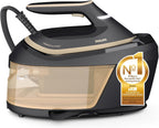 Philips Steam Generator, 2400W, 130g/min Continuous Steam, 600g Steam Boost — Black/Gold
