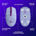 Logitech G305 Wireless Gaming Mouse — Lilac