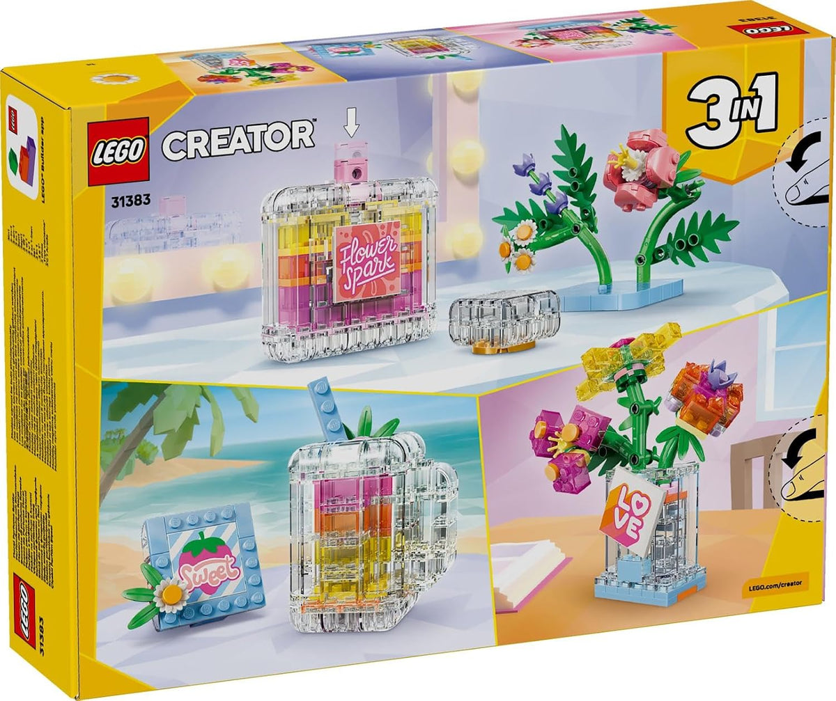LEGO Creator 3in1 Floral Decor Perfume Bottle 31383 — image 11