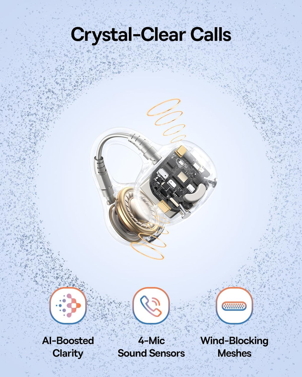 Baseus Bass BC1 Open-Ear Earbuds — Pink