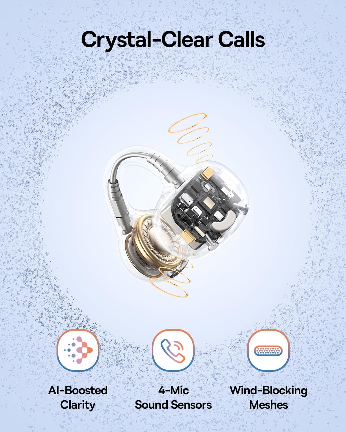 Baseus Bass BC1 Open-Ear Earbuds — Pink