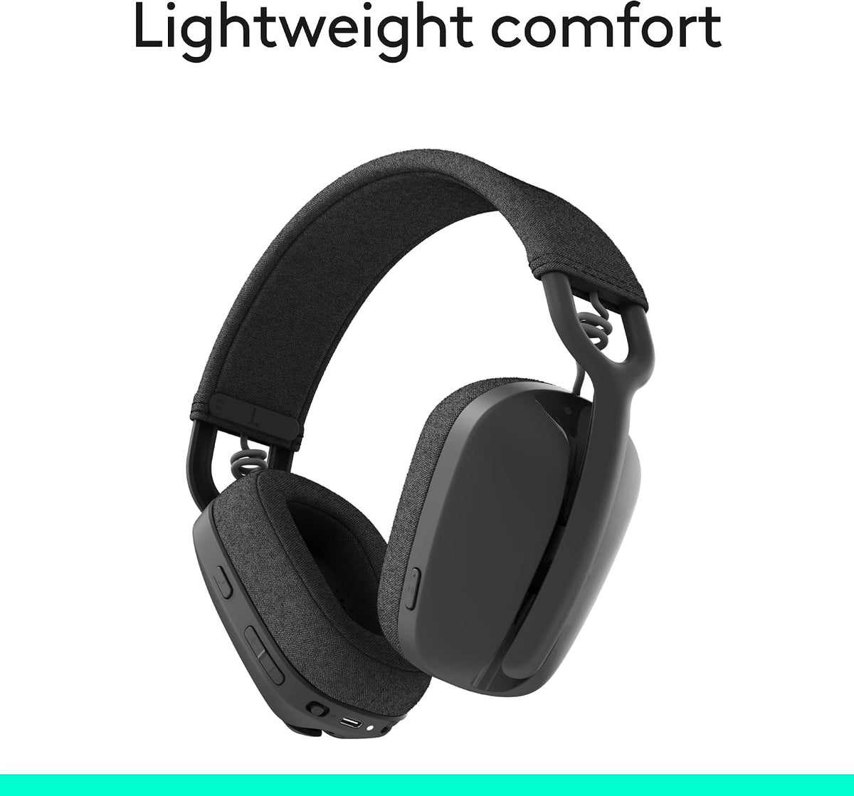 Logitech Zone Vibe 100 Headset — Graphite
