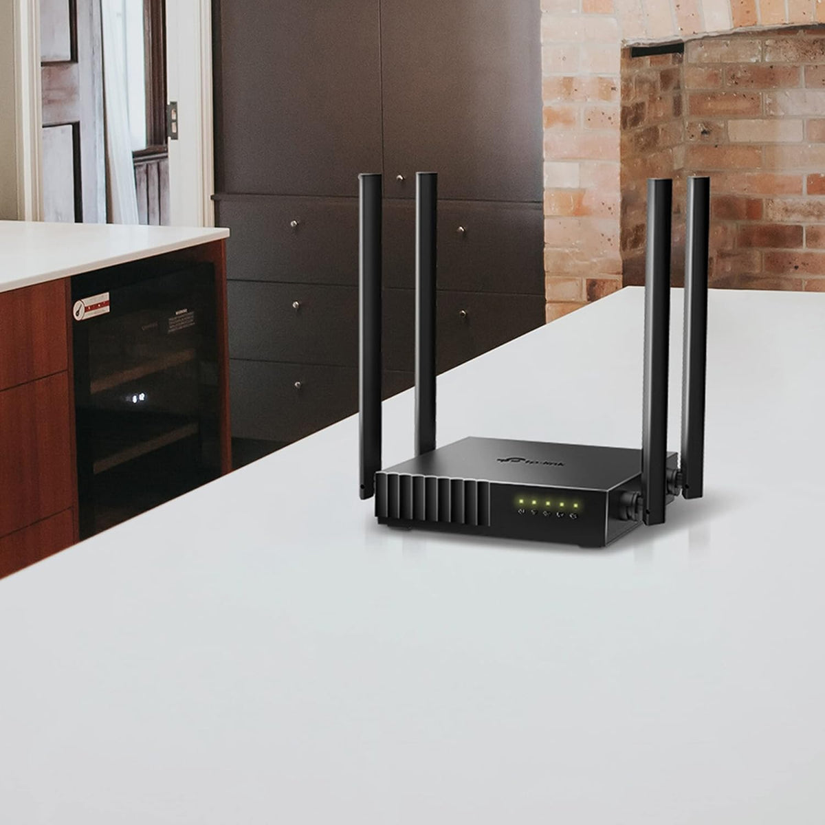 Tp Link Ac1200 Wifi Router Archer C54 5Ghz Dual Band Mu Mimo Wireless Internet Router Multi Mode 3 In 1 4 External Antennas Long Range Coverage Parental Controls, Black