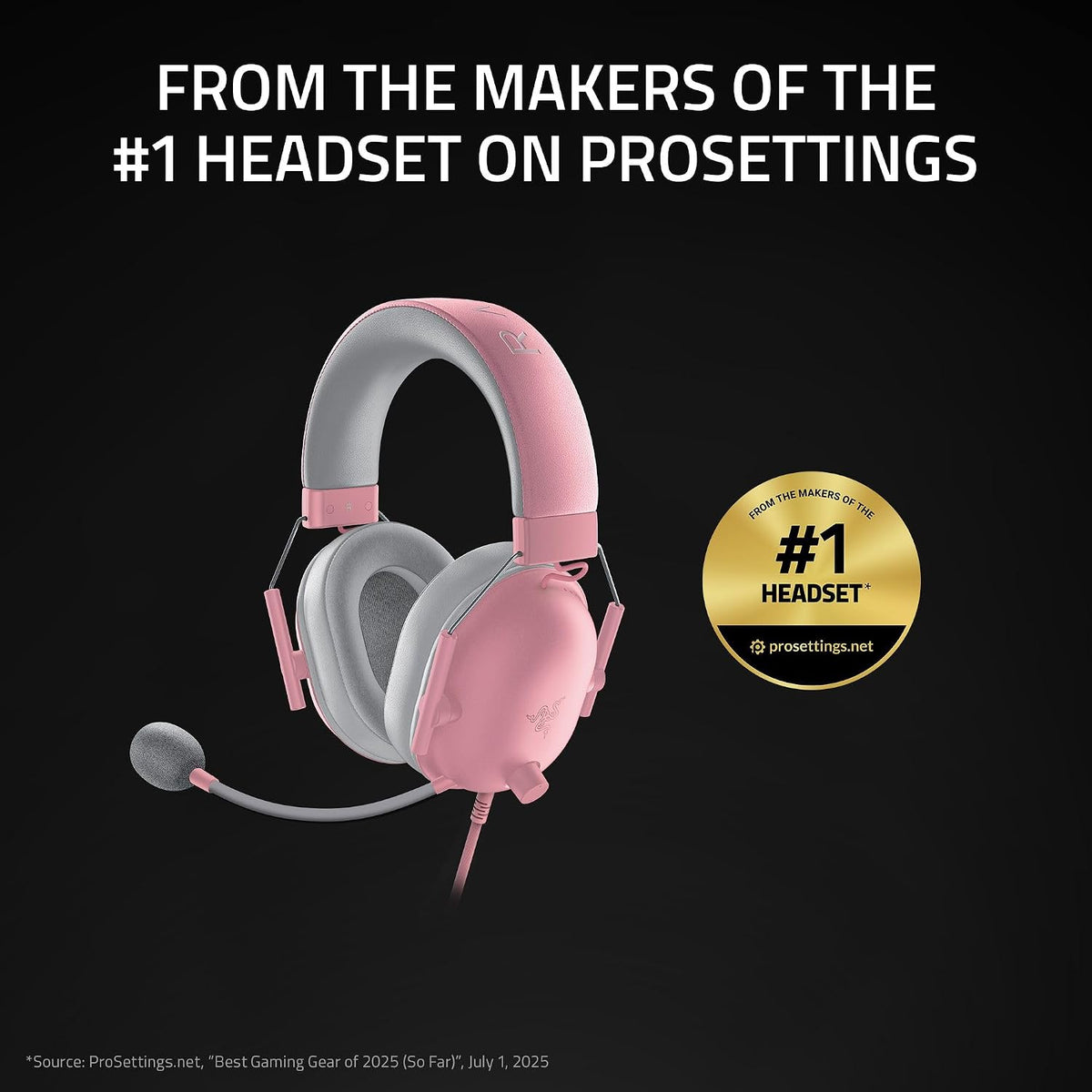 Razer BlackShark V2 X Gaming Headset — Quartz Pink — product image 2
