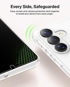 Belkin ScreenForce Titan Protective Bundle for Samsung Galaxy S26 with Scratch Resistant Screen Protector, Shockproof Phone Case and Anti-Reflective Camera Lens Protector - 4M Drop Protection