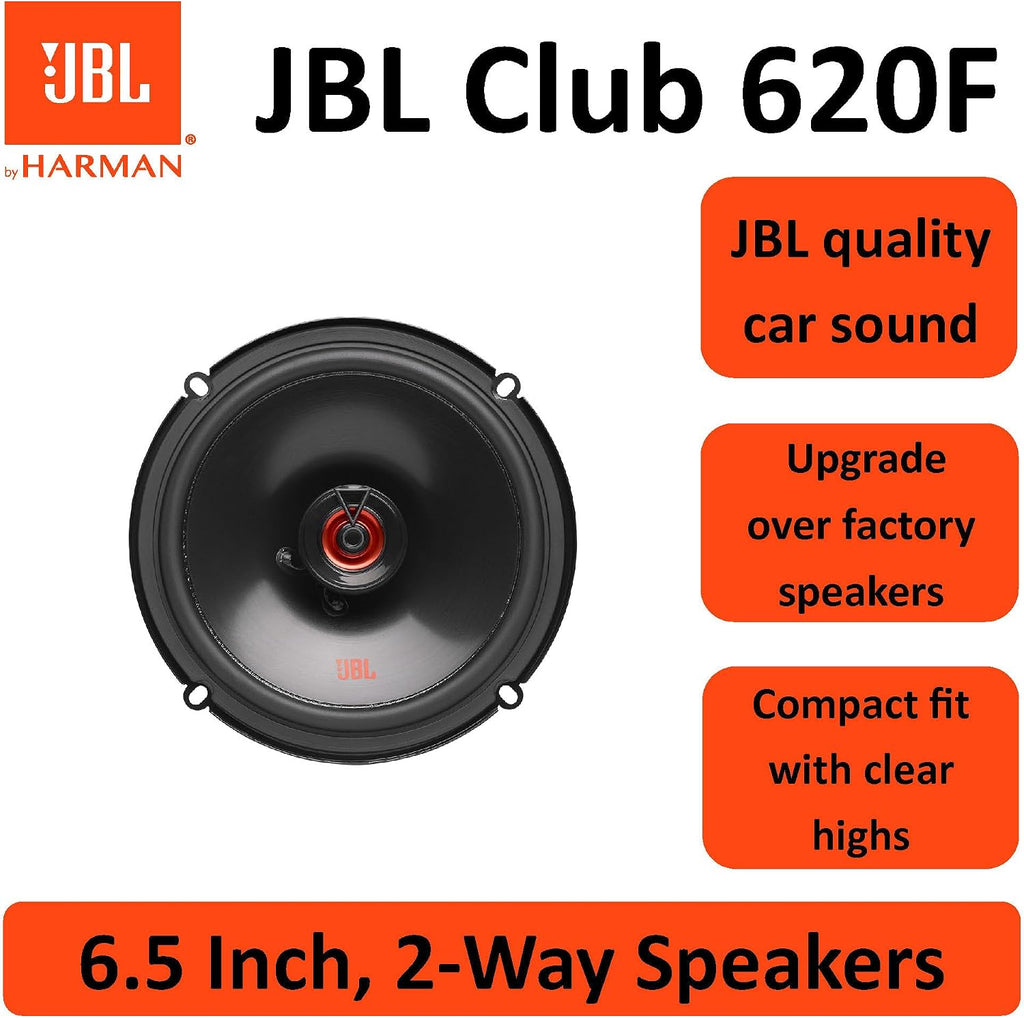 JBL Club 620F 6.5-Inch Car Speakers — Pair