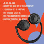 JBL Tune 530BT Wireless On-Ear Headphones — White