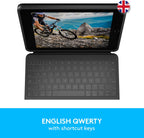 Logitech Rugged Folio Keyboard Case for iPad 7th / 8th / 9th Gen — Graphite