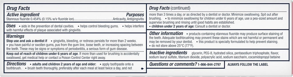 Parodontax Complete Protection Toothpaste, Pure Fresh Mint - 3.4 oz x 3 — additional product view 8