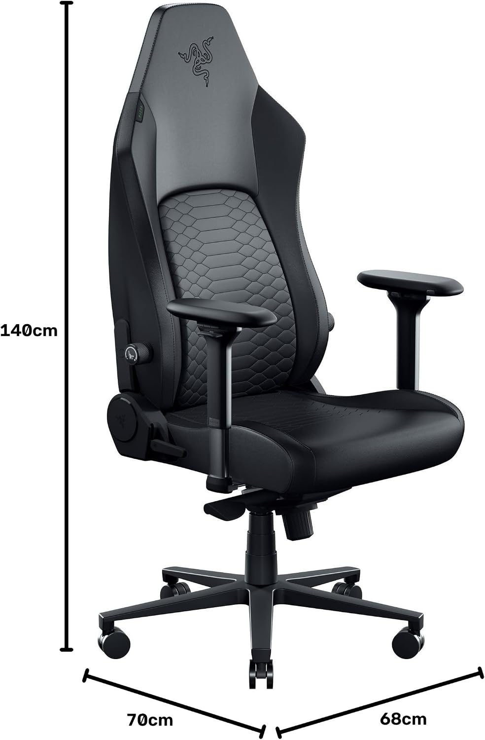 Razer Iskur V2 NewGen Ergonomic Gaming Chair — Black — product image 2