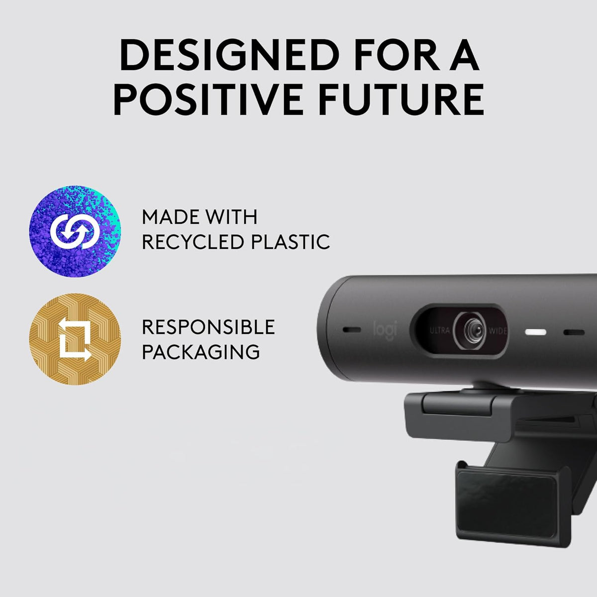 Logitech BRIO 501 Webcam — Black