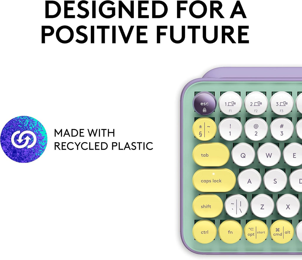 Logitech POP Keys Keyboard — Daydream Mint