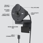 Logitech BRIO 305 Webcam — Graphite