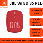 JBL Wind 3S Bluetooth Handlebar Speaker — Red